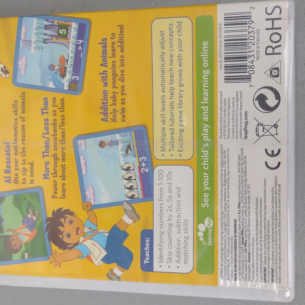 Leapster Go Diego Go Animal Rescuer Game - Picture 7 of 8